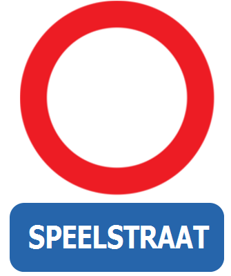 Einfahrt verboten, Spielstraße.